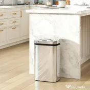 HOMCOM Cos de gunoi cu senzor 30L inox elegant | Aosom Romania