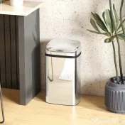 HOMCOM Cos de gunoi cu senzor 30L inox elegant | Aosom Romania