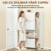 HOMCOM dulap pantofi rabatabil | Aosom Romania 