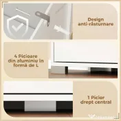 HOMCOM dulap pantofi rabatabil | Aosom Romania 