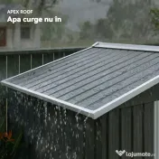 Outsunny Șopron de Grădină din Oțel cu 2 Uși Glisante, Negru, 2,6 m² | Aosom Romania