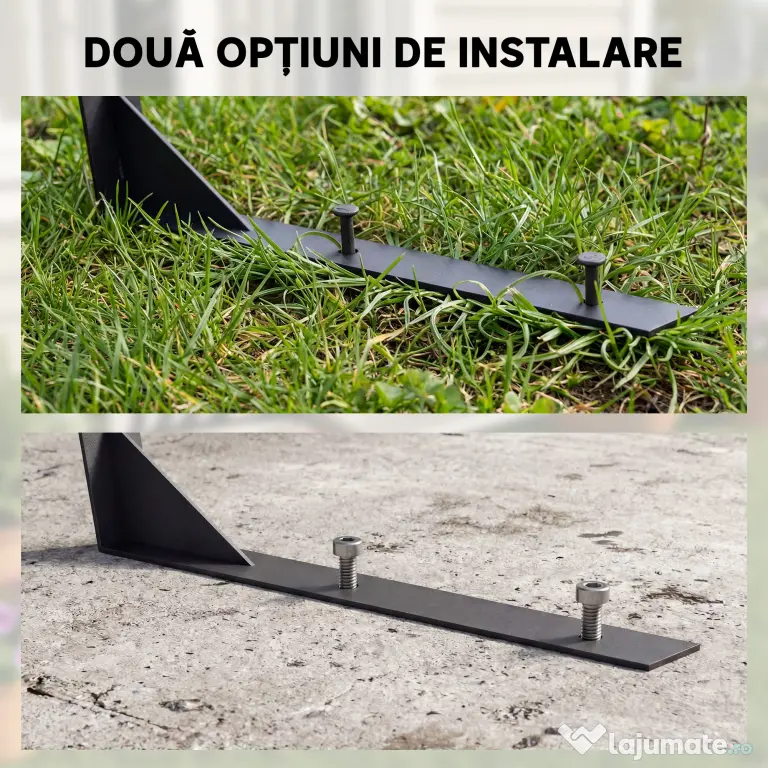 Outsunny Acoperiș exterior pentru mașină de tuns iarba, impermeabil și protecție UV 30+, din aluminiu, 100x81x43 cm, alb