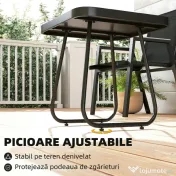 Outsunny set bistro terasă elegant | Aosom Romania 