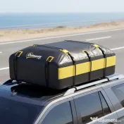 Outsunny Portbagaj de Plafon 595 Litri Impermeabil pentru Mașini, Galben | Aosom Romania