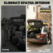 Outsunny Portbagaj de Plafon 595 Litri Impermeabil pentru Mașini, Galben | Aosom Romania