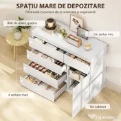 HOMCOM bufet dulap comodă modernă | Aosom Romania 