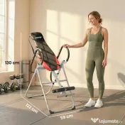 SPORTNOW Masă Robustă pentru Inversiune cu Blocare Reglabilă pentru Glezne | Aosom Romania 