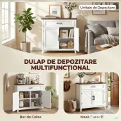 HOMCOM comodă mică dulap sertar compact | Aosom Romania 