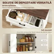HOMCOM comodă mică dulap sertar compact | Aosom Romania 