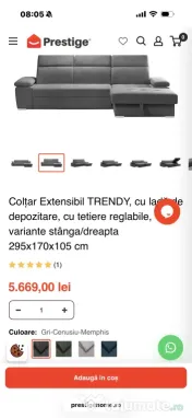 Canapea prestige 