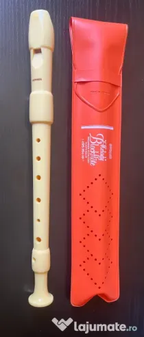 Flaut dulce sopran Hohner Melody original Germania husă inclusă din anii 80-90