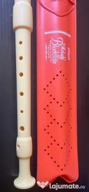 Flaut dulce sopran Hohner Melody original Germania husă inclusă din anii 80-90 