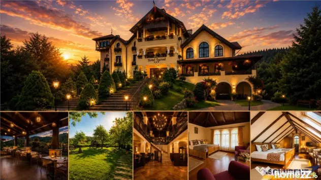 Hotel boutique:restaurant,spa,domeniu de 4.300 mp,5 minute d - Bran (Brasov)
