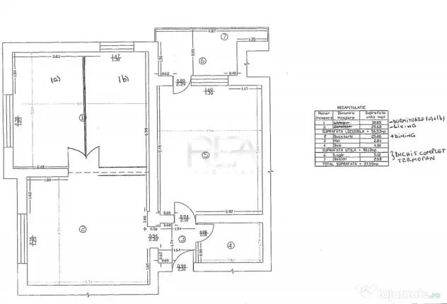 3 camere Aviației/Baneasa, centrală, inst. schimb., an 200