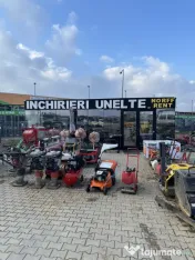 Închiriez cilindru 700kg , placa compactoare 250kg, aparat creat lemne 