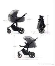 Cărucior Kinderkraft Prime 2 3in1 Mink Pro 