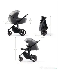 Cărucior Kinderkraft Prime 2 3in1 Mink Pro 