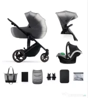 Cărucior Kinderkraft Prime 2 3in1 Mink Pro 