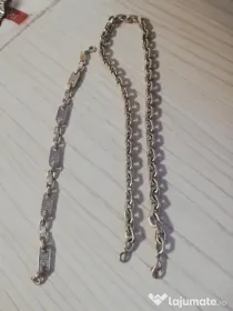 Lănțișor și Brățară Argint 925