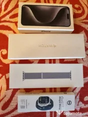 IPhone 15 Pro Max plus Apple Watch 10