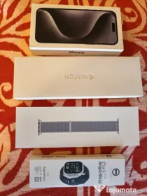 iPhone15 Pro Max plus Apple Watch 10