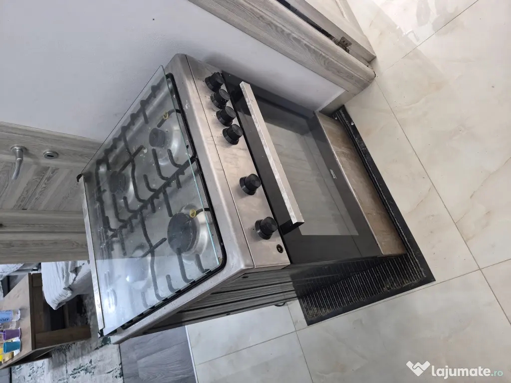 Aragaz inox Beko