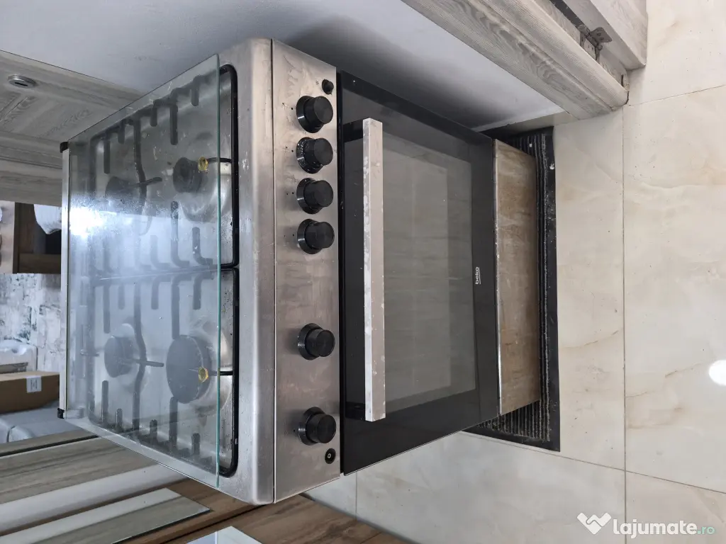 Aragaz inox Beko