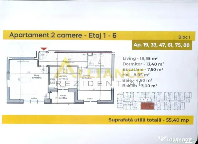Garsoniere | Ap. 2 si 3 camere | RATE DIRECT LA DEZVOLTAT...