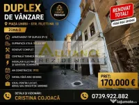 Piata Unirii Apartament tip duplex P+1 50 mp Centru Vechi...