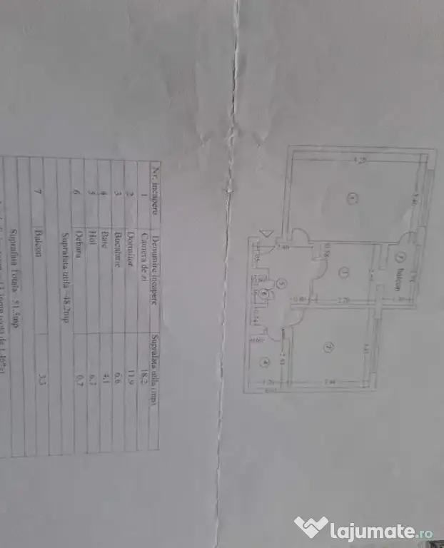 Apartament 2 camere Mun Braila zona Radu negru