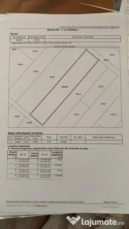 Teren 1.055 mp cu 2 deschideri Dumitrana Măgurele Utilități,Merita! - Dumitrana (Bucuresti-Ilfov)