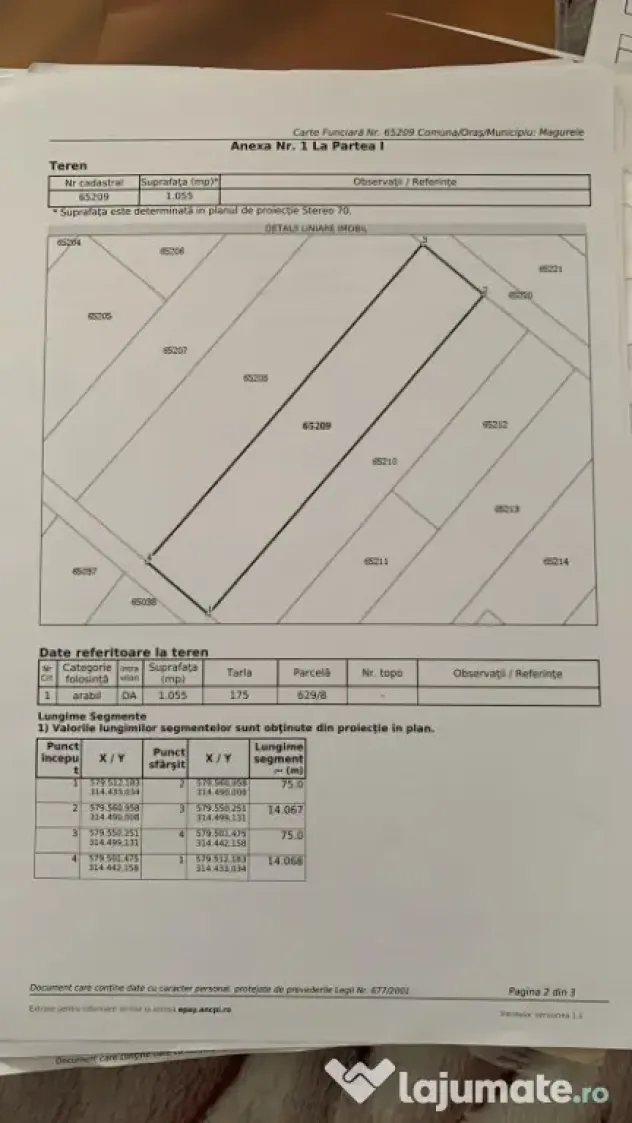 Teren 1.055 mp cu 2 deschideri Dumitrana Măgurele Utilități,Merita! - Dumitrana (Bucuresti-Ilfov)