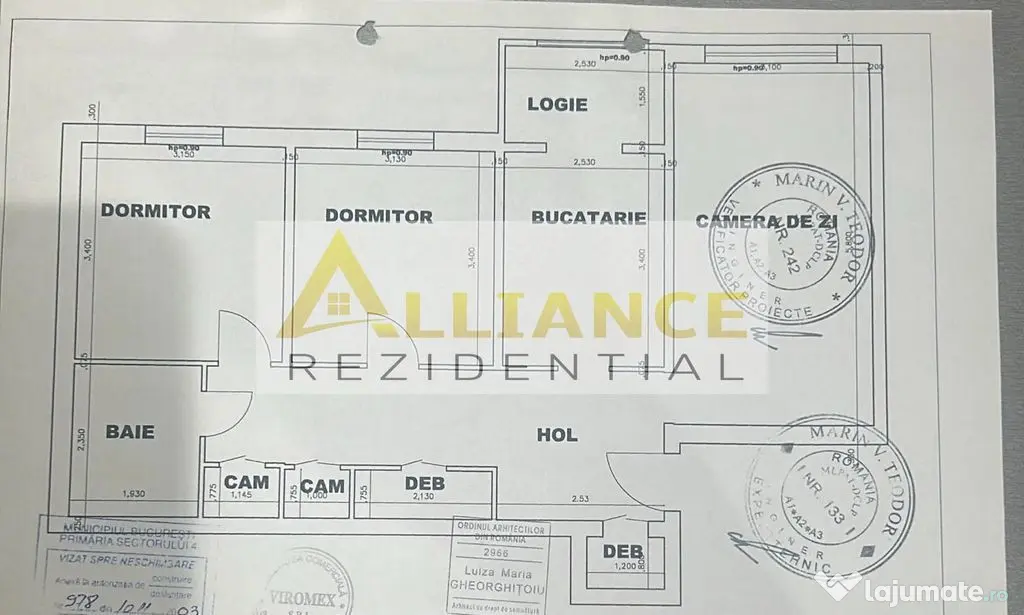 Apartament 3 camere | Renovat complet | 8 minute Aparator...
