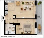 Gemina by the Lake | Apartament 2 camere | Pipera Plaza | Ro 