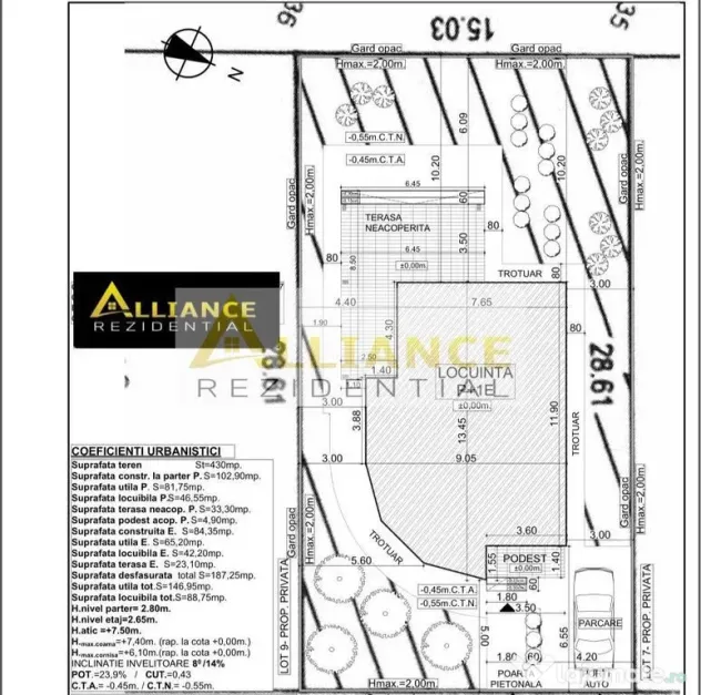 Vila excelenta- 5 camere- cartierul nou- dressing-500m de...
