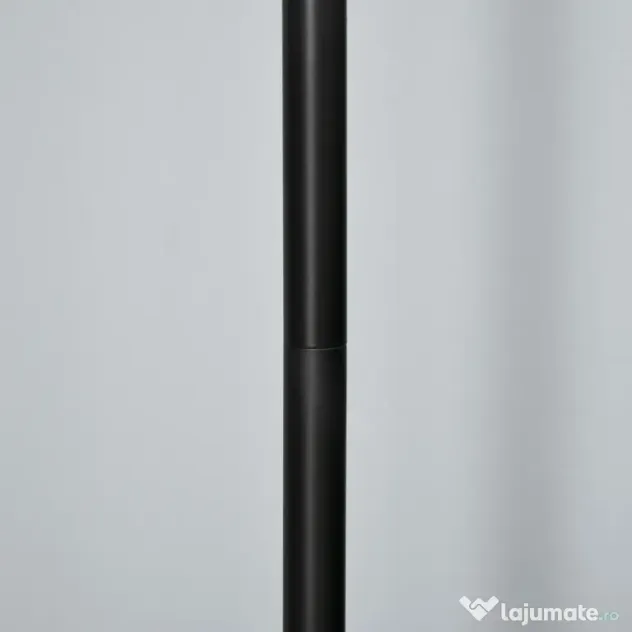 HOMCOM Lampa de podea Lampă cu picior Design vintagecindustrial din metal culoare negru