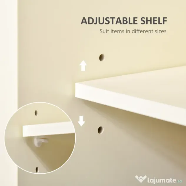 Homcom Insula Bucatarie – Lemn & MDF, Cu Sertare, Dulap & Roti