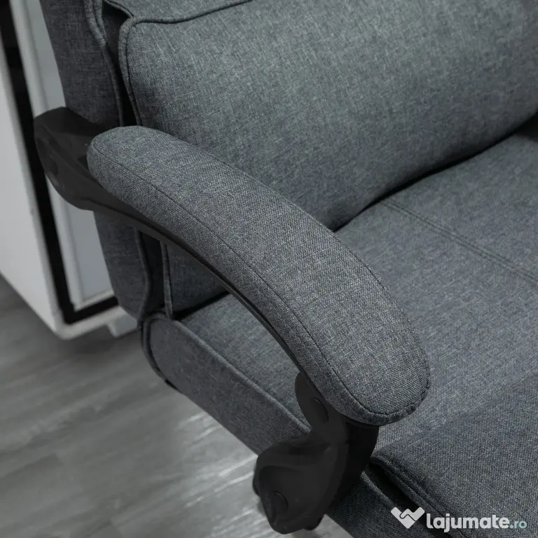 Vinsetto Scaun Birou Ergonomic Reglabil cu Tetiera si Suport Picioare