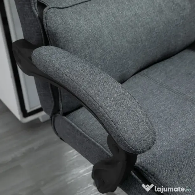 Vinsetto Scaun Birou Ergonomic Reglabil cu Tetiera si Suport Picioare