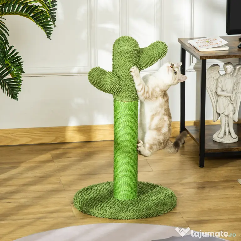 PawHut Cactus de Zgariat pentru Pisici 40×40×65 cm