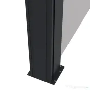 Outsunny Paravan Lateral Retractabil 400x180 cm Gri 