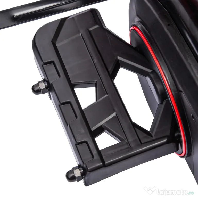 HOMCOM Kart mașină electrică pentru copii 12V, 3-8 ani, viteză 3-5 km/h și centură de siguranță, 100x58x58,5cm, roșu