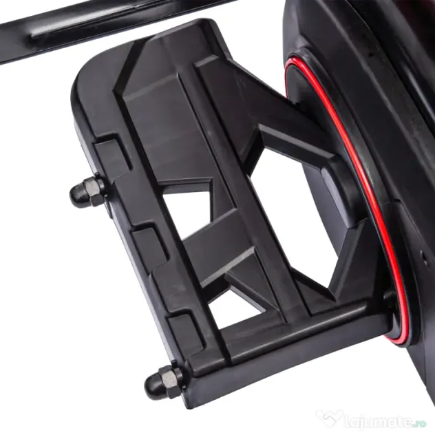 HOMCOM Kart mașină electrică pentru copii 12V, 3-8 ani, viteză 3-5 km/h și centură de siguranță, 100x58x58,5cm, roșu