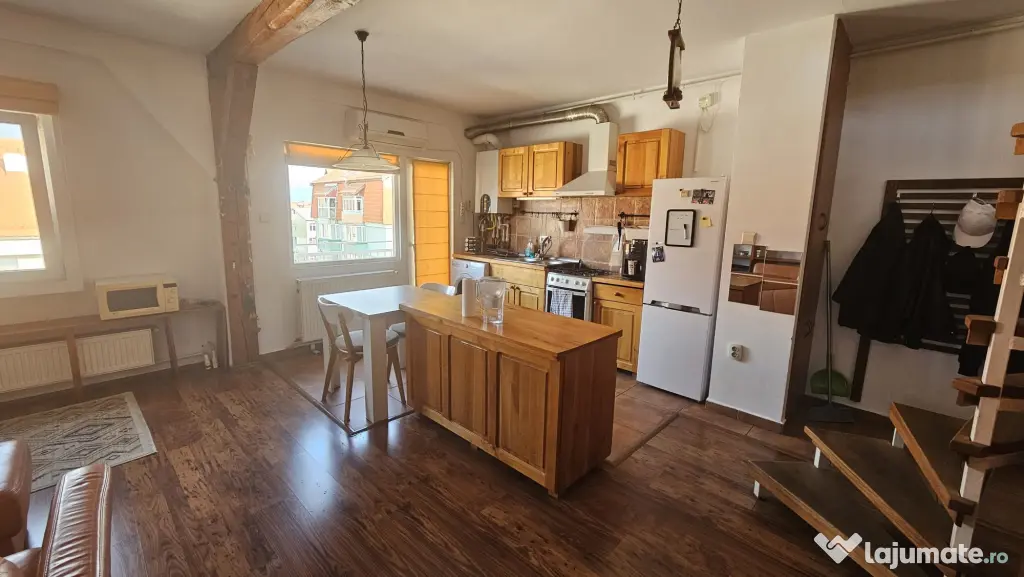 Apartament 2 camere de inchiriat, semidecomandat, 59 mp, zona Terezian, Sibiu.