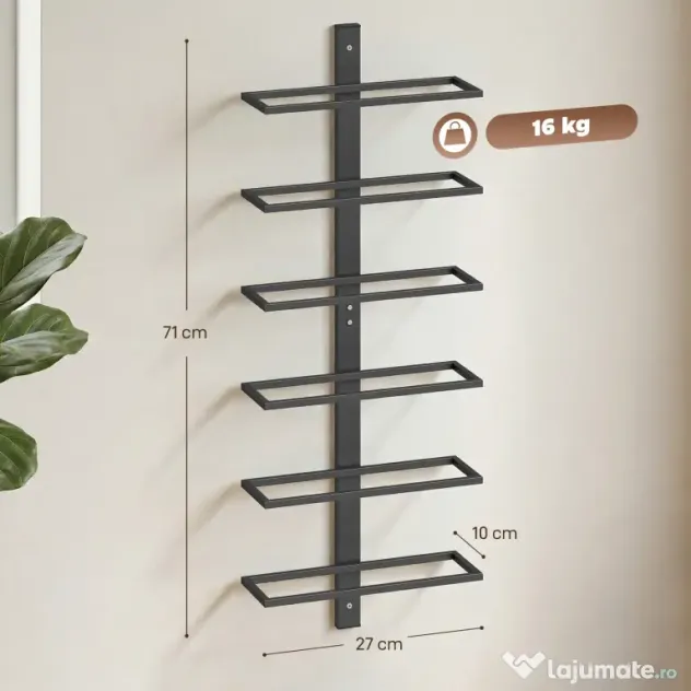 HOMCOM suport de sticle slim