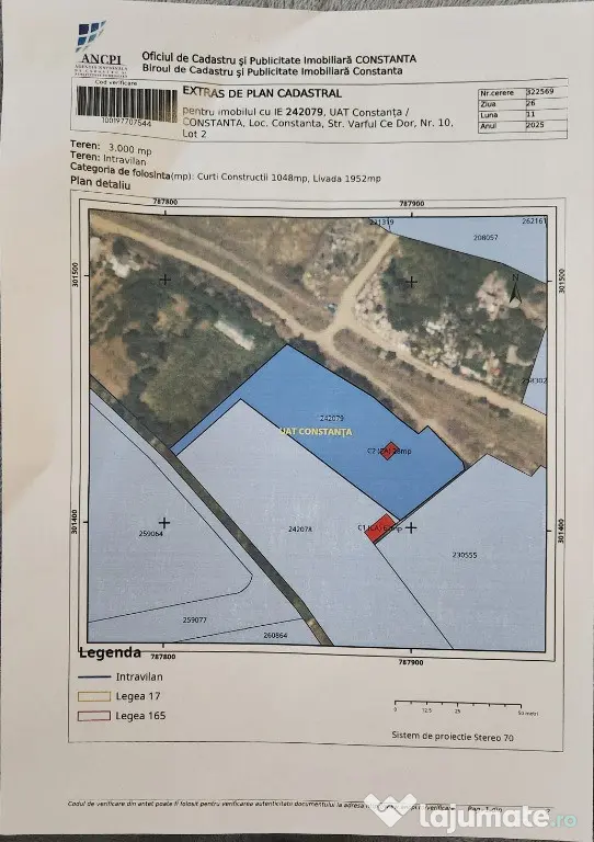 Teren 3000 mp Constanta zona sere