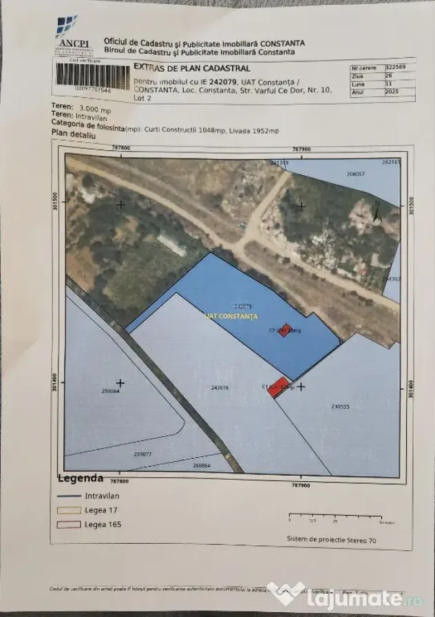 Teren 3000 mp Constanta zona sere