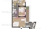 Apartament 4 camere, 104 mp + terasă 16 mp | Cartierul A...