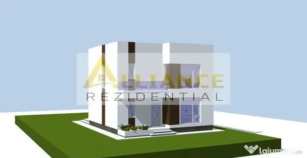 Vila individuala P+1E || 4 camere 2 bai || 451mp teren