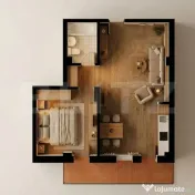 Ap. 2 Camere 49.6 mp Deosebit | Bloc Nou cu Lift | Burdujeni 